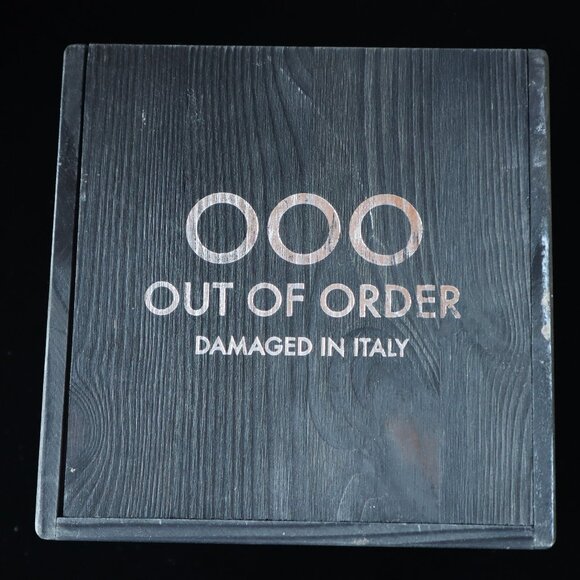 Out of Order Black Automatico Quaranta Watch (Black Dial/Brushed Steel Band) - Picture 5 of 6